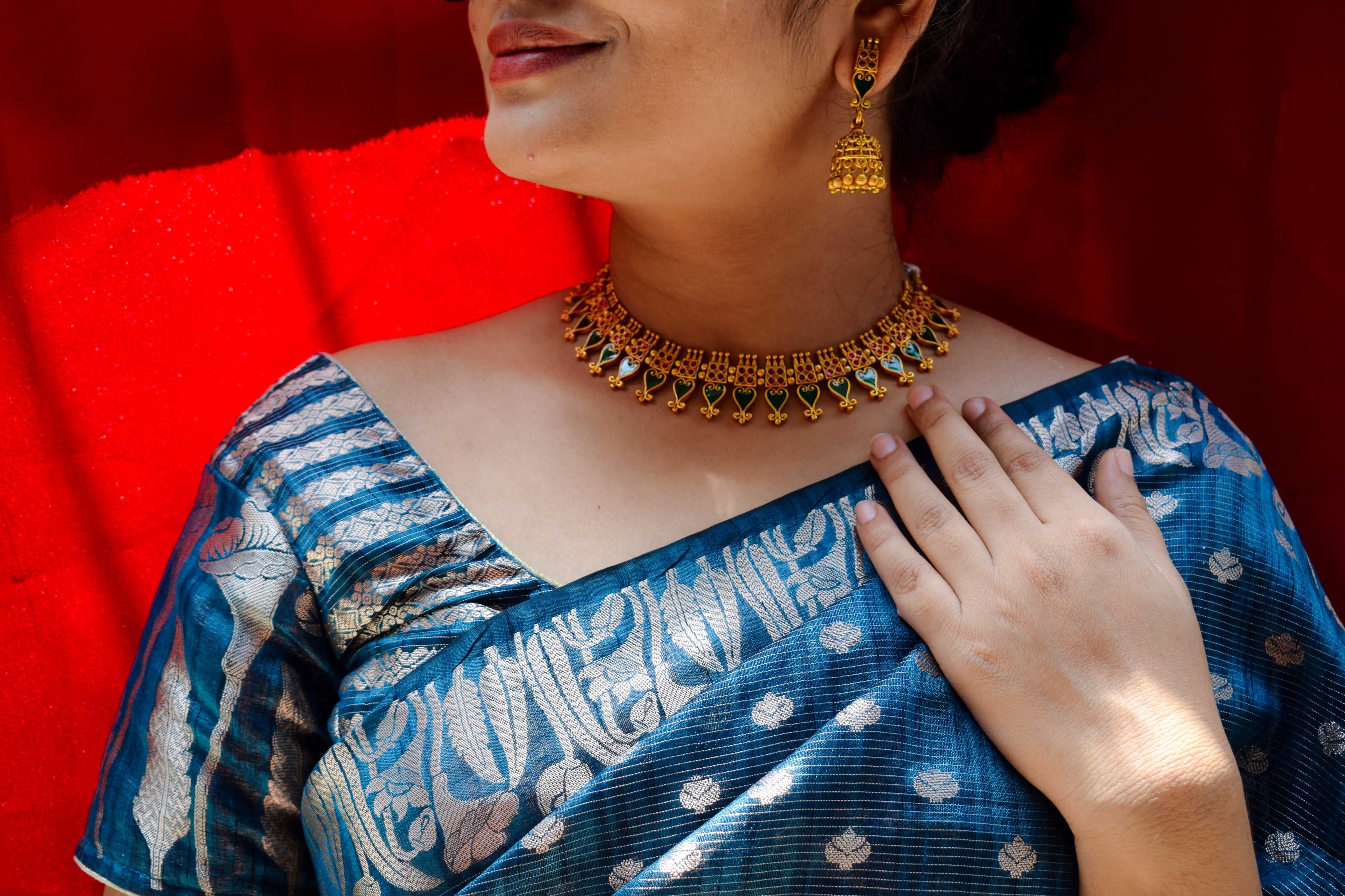 Heart Palakka Necklace