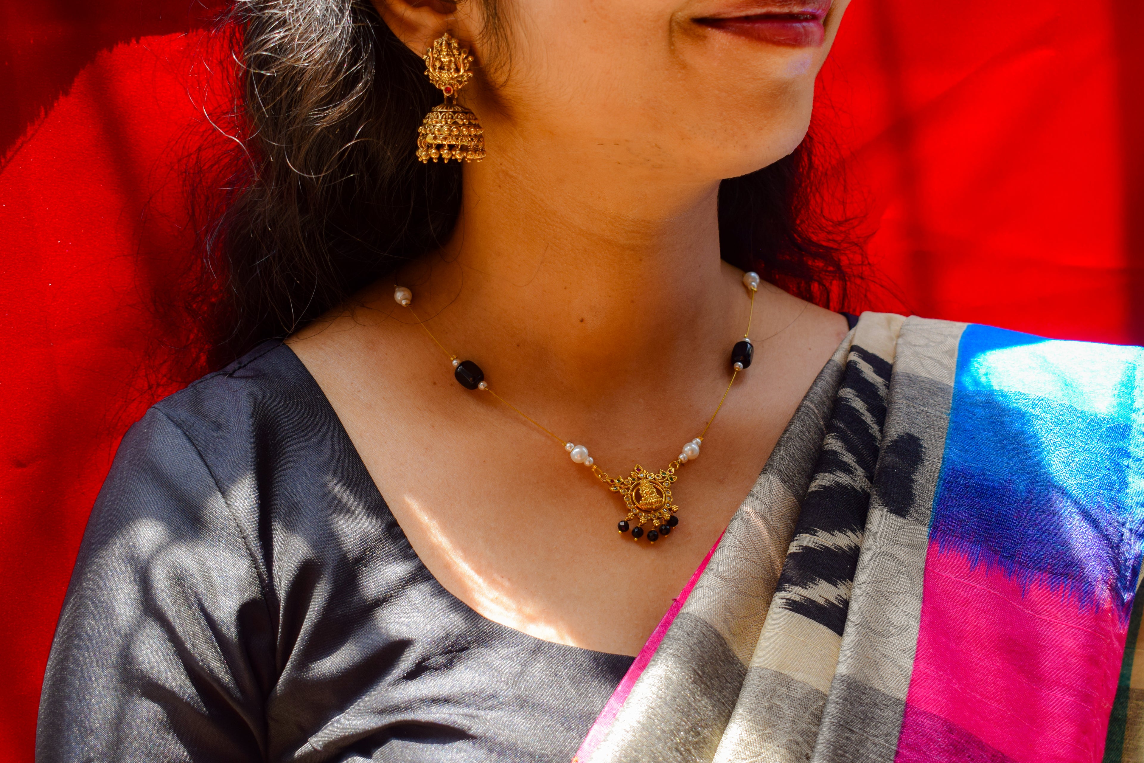 Minimalist Lakshmi Jadau