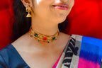 Airavata Elephant Multicolour Choker