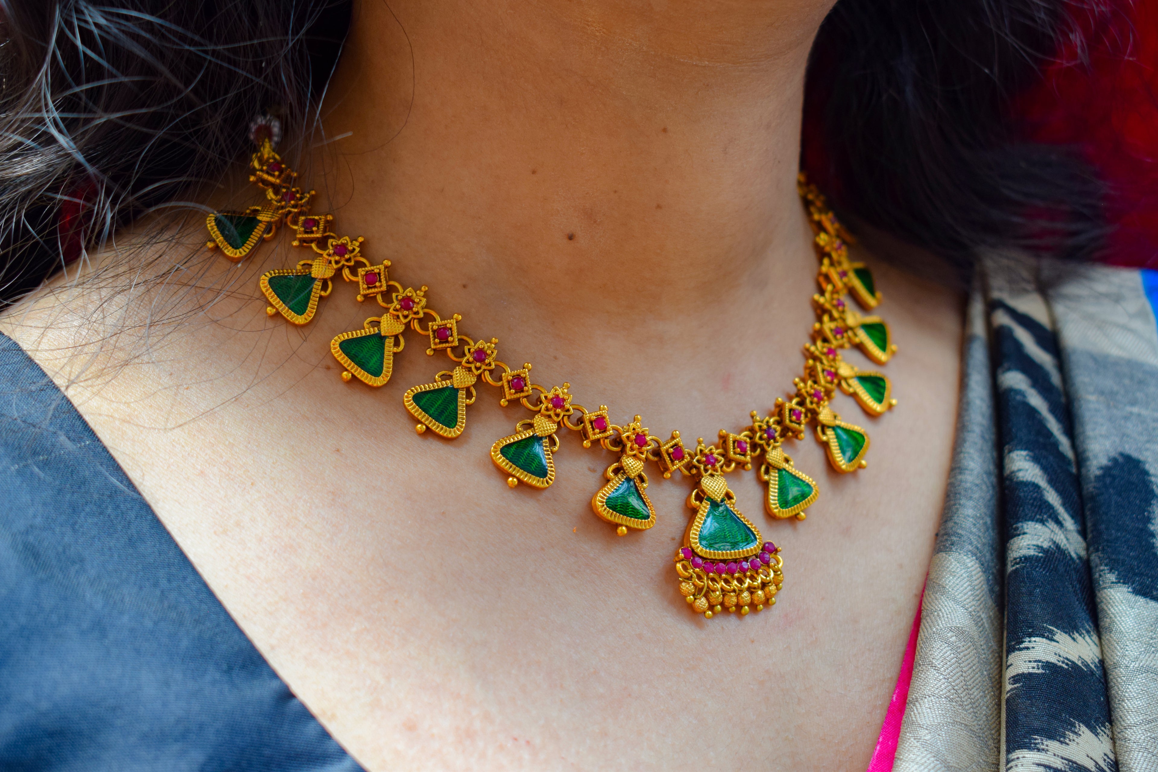 Mayuri Palaka Necklace