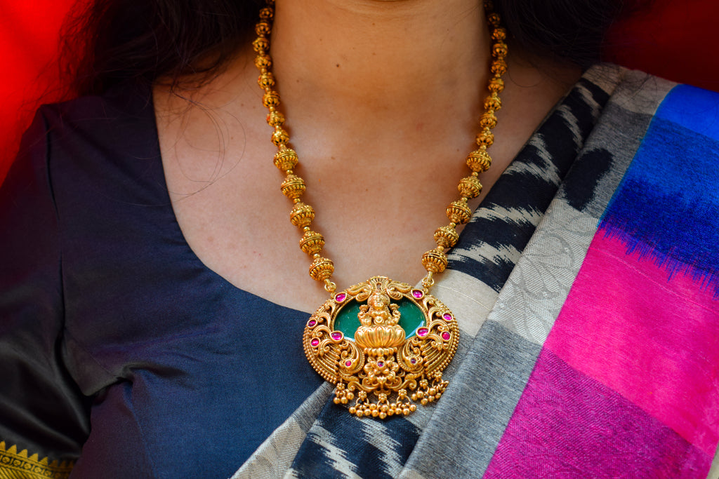 Royal Green Lakshmi Haar