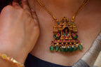 Gopuram Lakshmi Pendant Set