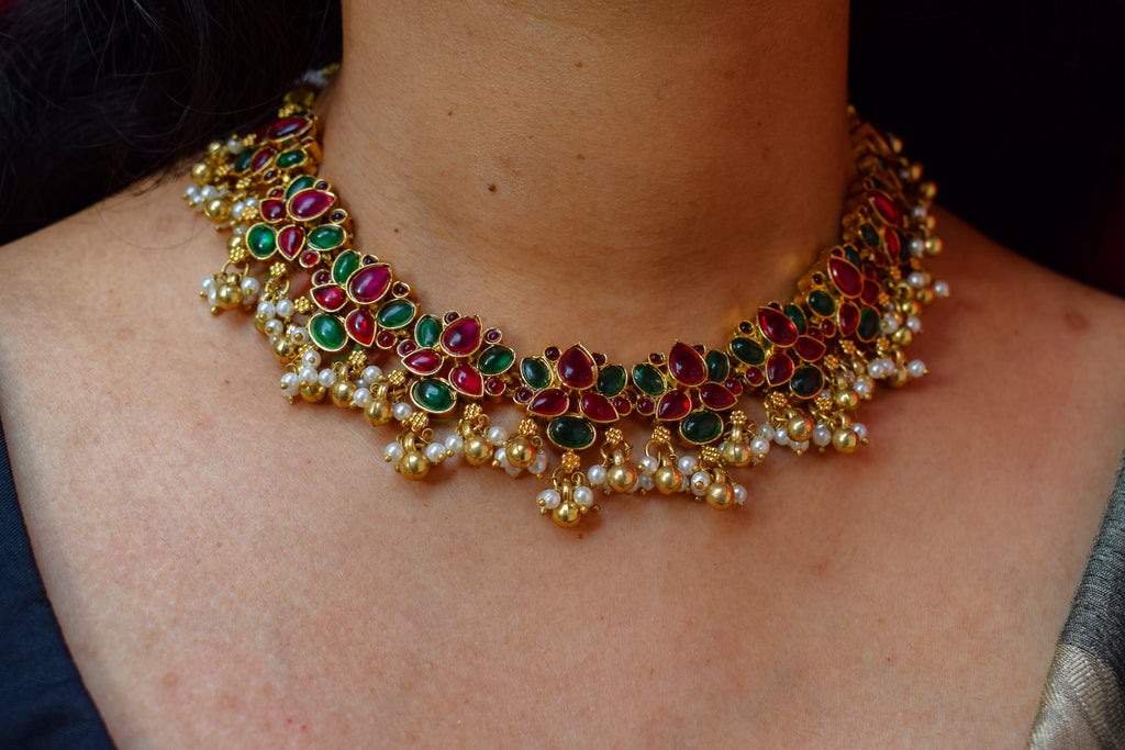 Lotus Necklace Multicolored