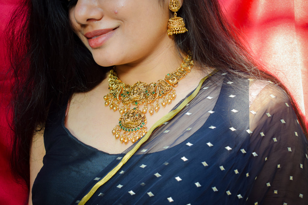 Swarna Mayuri Temple Set