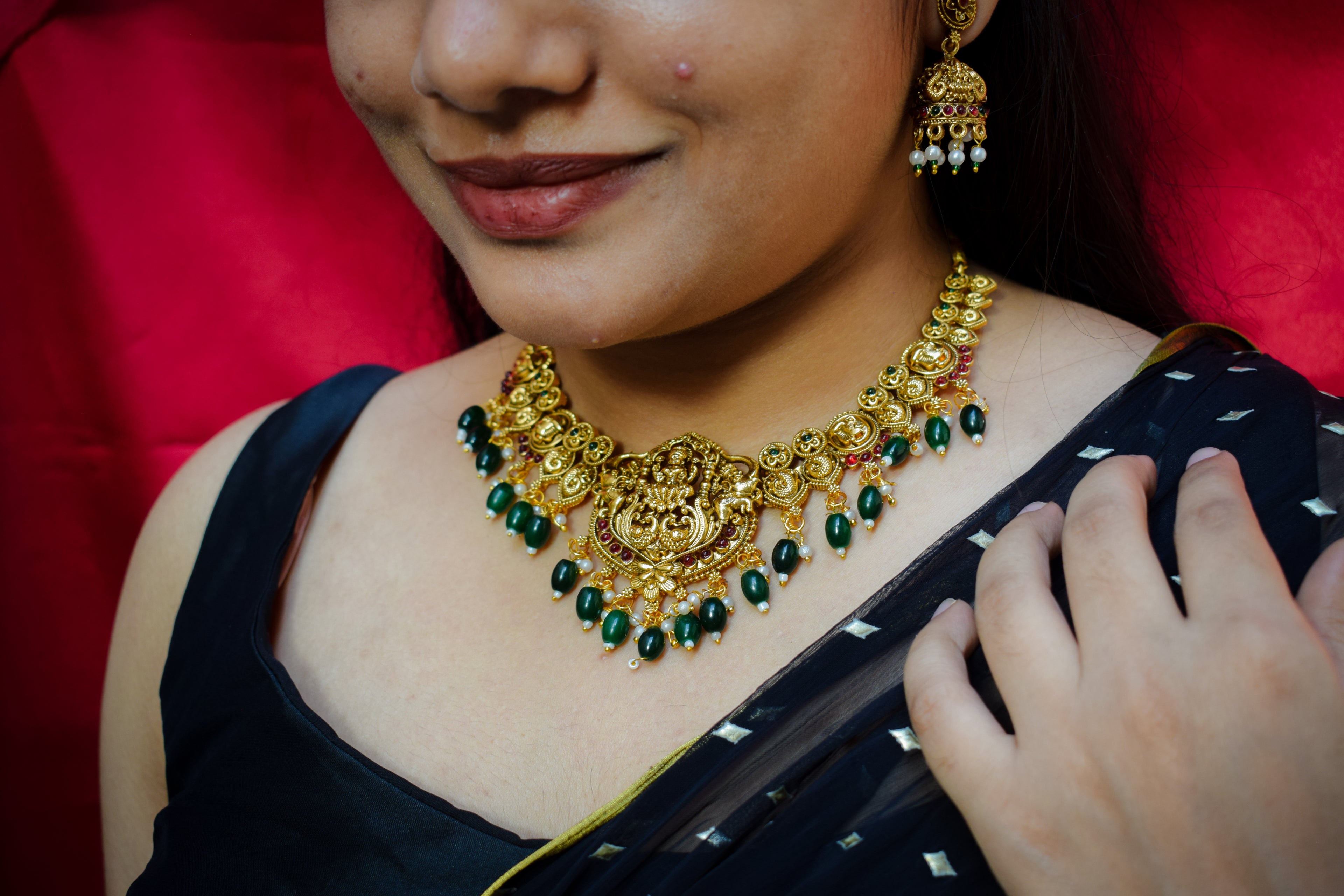 Gaja-Lakshmi Temple Choker