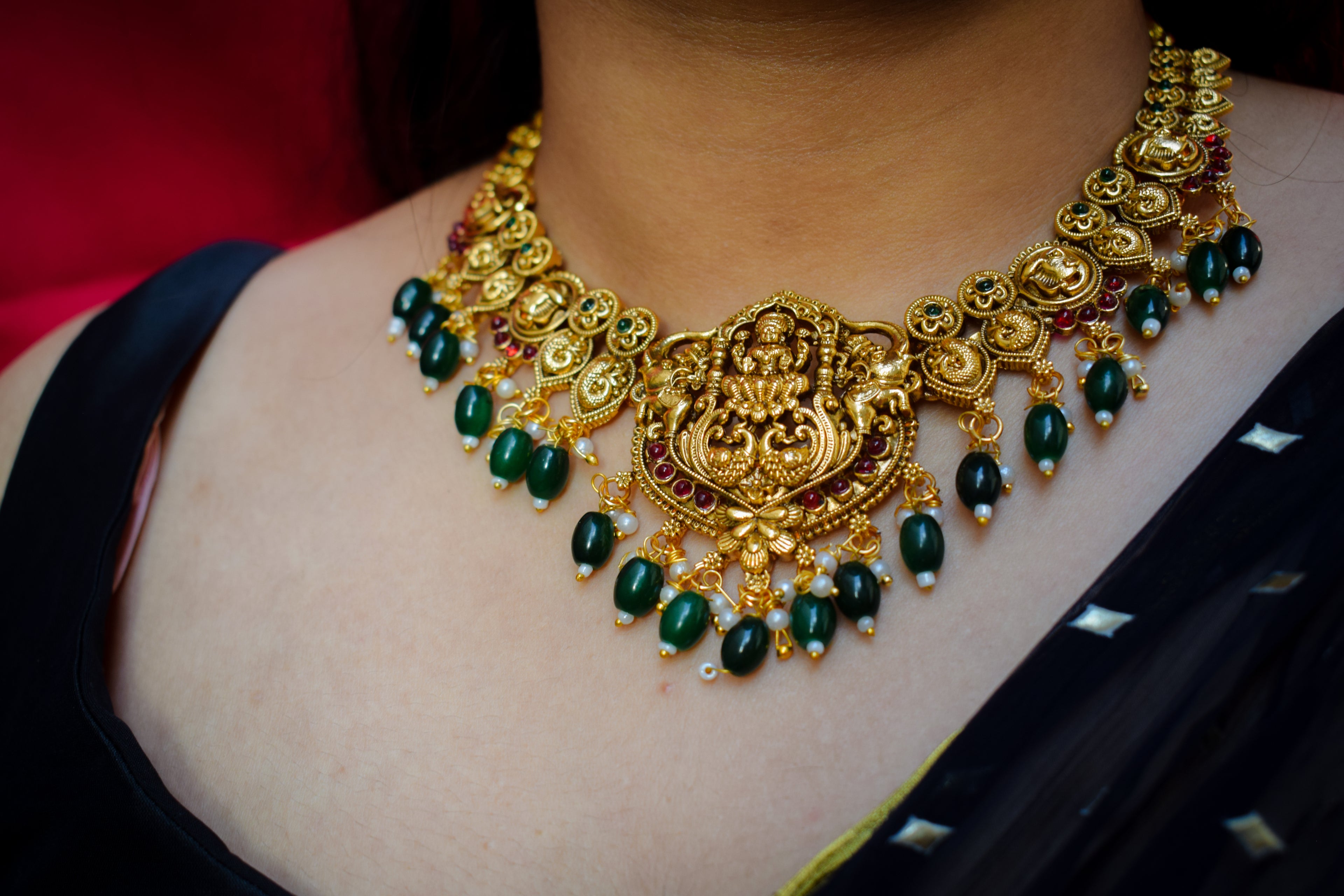 Gaja-Lakshmi Temple Choker