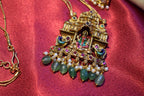 Gopuram Lakshmi Pendant Set