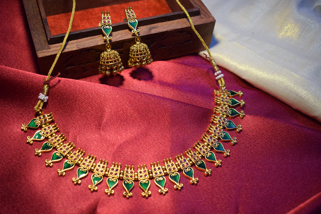 Heart Palakka Necklace