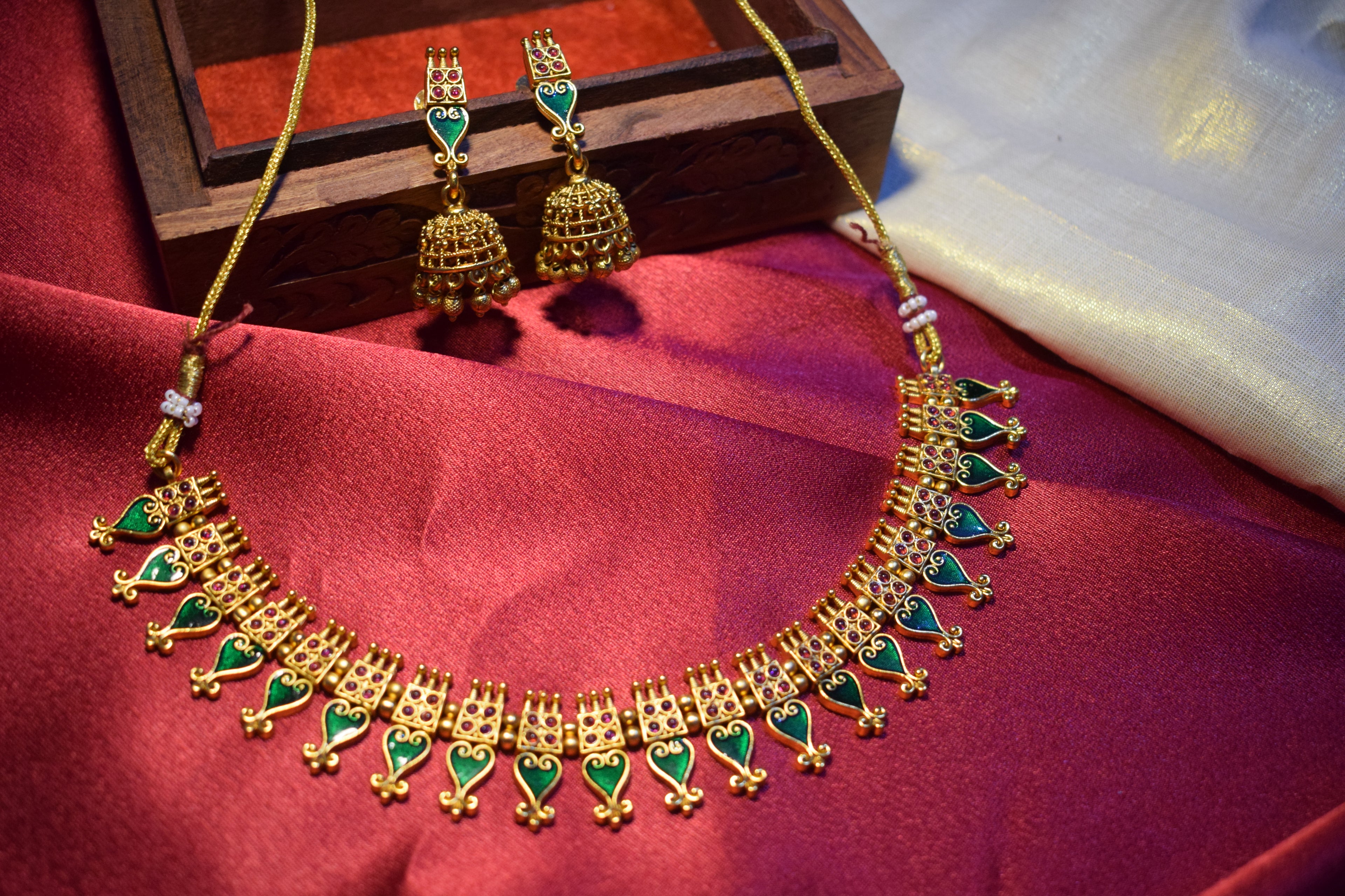 Heart Palakka Necklace