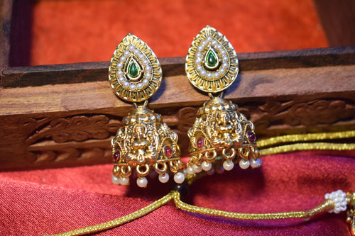 Gaja Lakshmi Pearl Choker Set