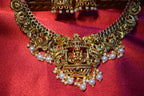 Gaja Lakshmi Pearl Choker Set
