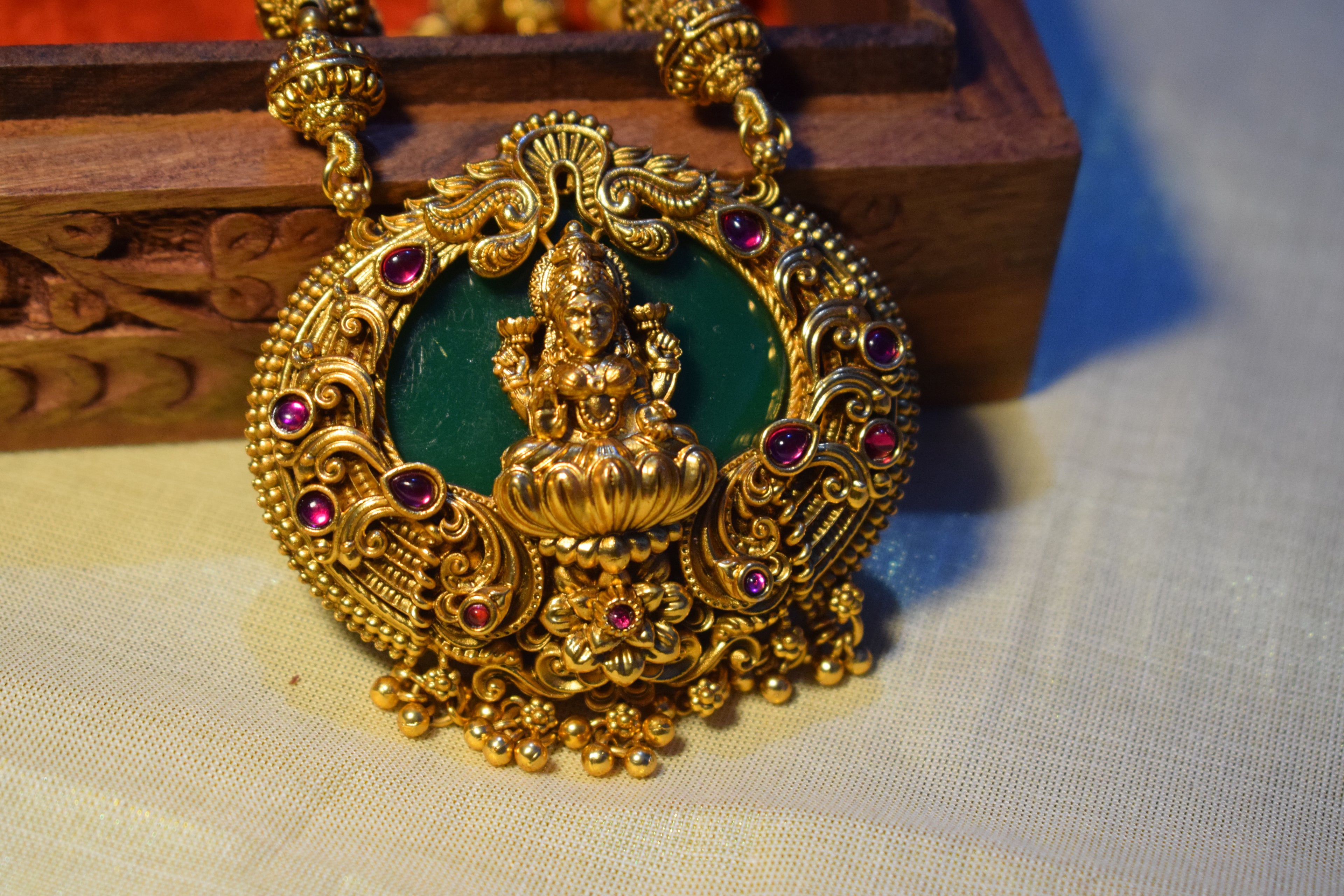 Royal Green Lakshmi Haar